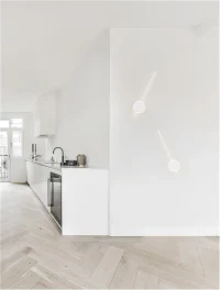 Aplică CLOCK LED 18 W, 220 V, 1260 lm, 3000K, IP20, aluminiu și acril