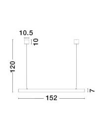 SMART%20LINA LED 25 W, 220-240 V, 1625 lm, 3000K, IP20, UGR <8, CRI ≥90, dimmabil, aluminiu 6