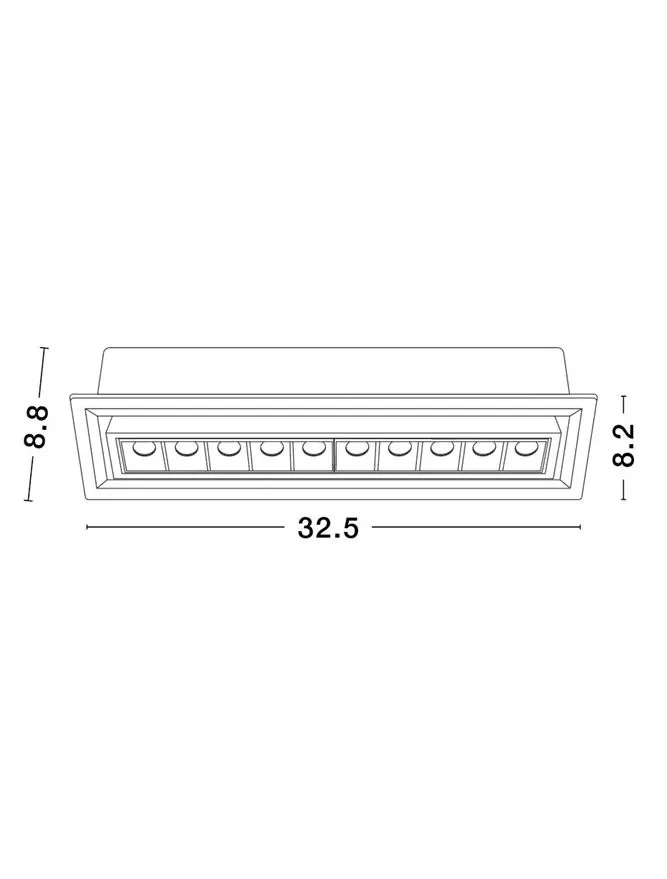 Spot CANTIA 15 W, 220-240 V, 1350 lm, 3000K, IP20, UGR <19, CRI ≥80, aluminiu 2