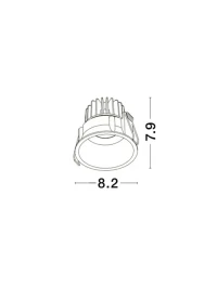 Spot SELENE IP54, aluminiu 3