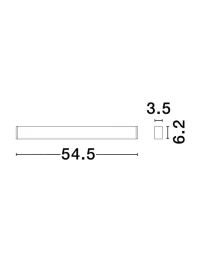 LINA LED 20 W, 220-240 V, 1400 lm, 4000K, IP20, UGR <8, CRI ≥90, aluminiu 4