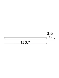 LINA 40 W, 220-240 V, 2800 lm, 4000K, IP20, UGR <8, CRI ≥90, aluminiu 3