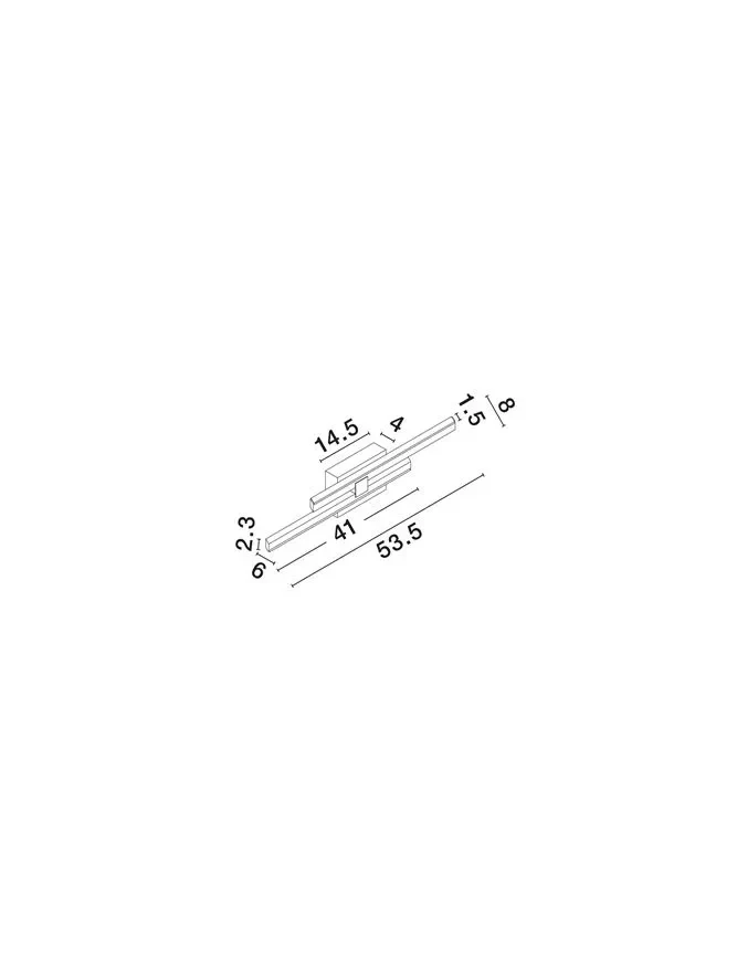 Aplică AMICA LED 12 W, 220-240 V, 510 lm, 3200K, IP20, dimmabil Triac, aluminiu, acril și oțel 6