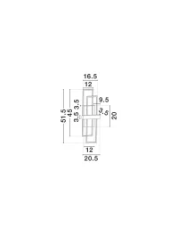Aplică ALIS LED 8 W, 220-240 V, 202 lm, 3200K, IP20, dimmabil Triac, aluminiu și oțel 8