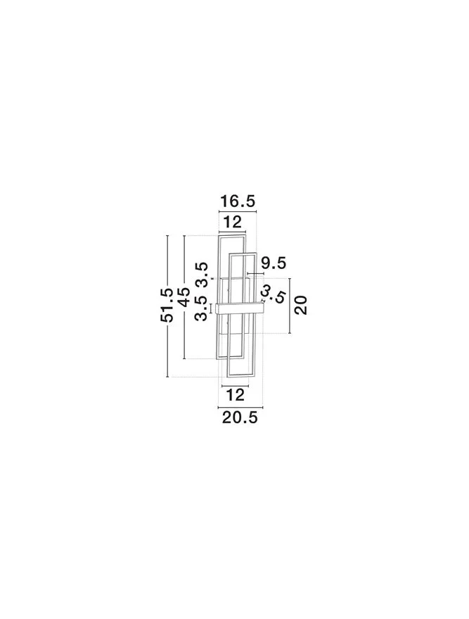 Aplică ALIS LED 8 W, 220-240 V, 202 lm, 3200K, IP20, dimmabil Triac, aluminiu și oțel 8