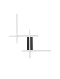 Aplică APECHO LED 34 W, 220-240 V, 1215 lm, 3200K, IP20, dimmabil Triac, aluminiu, acril și oțel 2