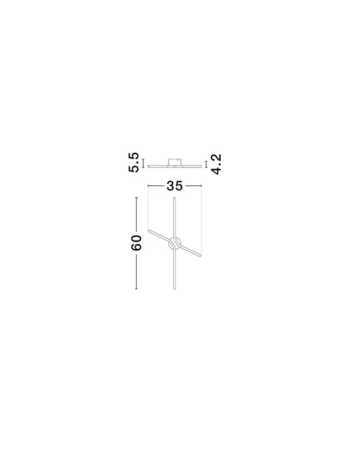 Aplică AKRO LED 16 W, 220-240 V, 719 lm, 2700-3000-4000K, IP20, dimmabil Triac prin DIP switch, aluminiu 7