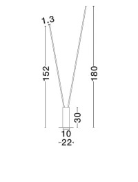 Lampadar KIMOLIA LED 49 W, 220-240 V, 3492 lm, 3000K, IP20, aluminiu 6