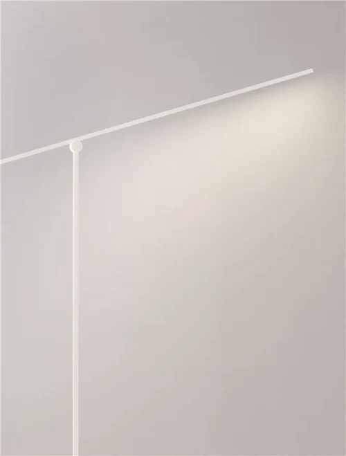 Lampadar TENSO LED 24 W, 220-240 V, 909 lm, 3000K, IP20, dimmabil tactil în 3 trepte, aluminiu