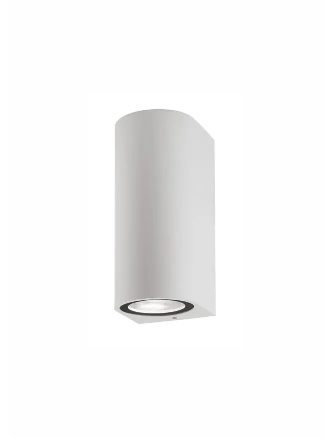 Aplică exterior NERO GU10, compatibil 2x35 W, 220-240 V, IP54, aluminiu și sticlă 2