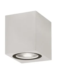 Aplică exterior NERO GU10, compatibil 1x35 W, 220-240 V, IP54, aluminiu și sticlă