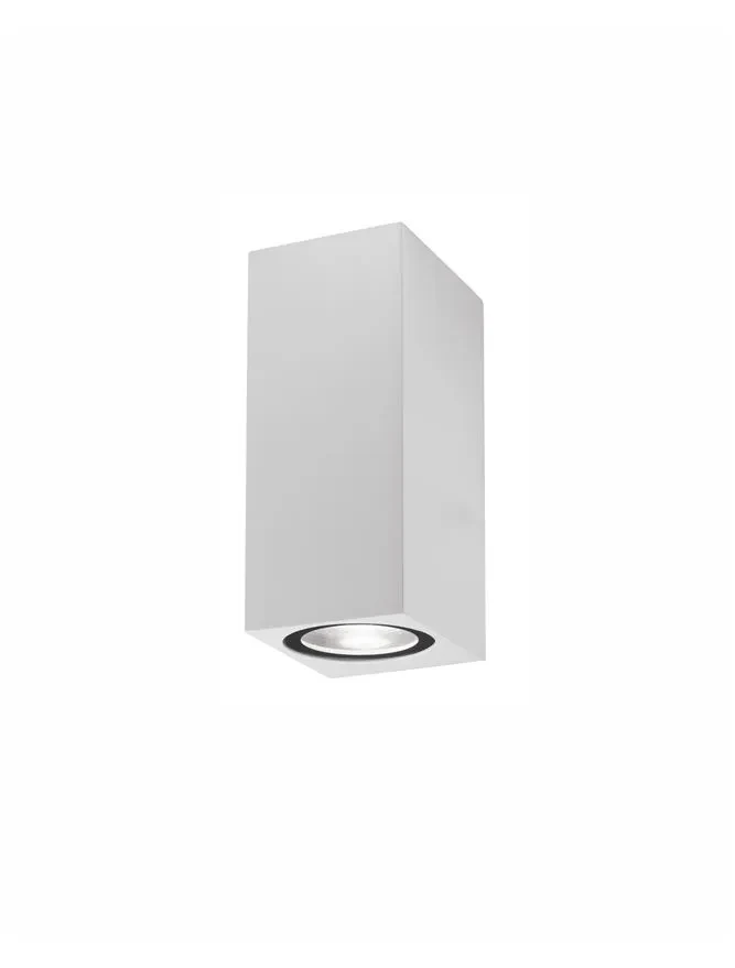 Aplică exterior NERO GU10, compatibil 2x35 W, 220-240 V, IP54, aluminiu și sticlă 2