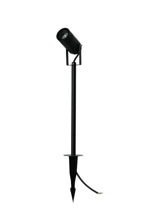 Corp de sol TRAST, negru, finisaj mat, 230V, GU10, 1x35W, IP54