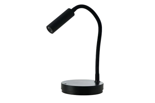 Veioză OLMO, negru, finisaj mat, 230V, LED, 1x5W, 192lm, 3000K, CRI ≥80, Dimm, IP20