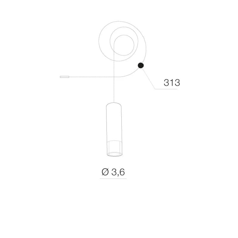 Accesoriu ZIKO, alamă, finisaj periat, 230V, G9, 1x40W, IP20 2