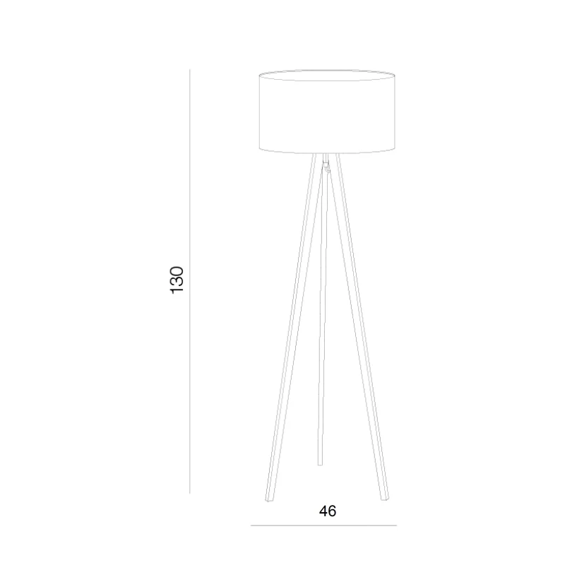 Accesoriu TRIPOD, lemn, finisaj textură lemn, 230V, E27, 1x60W, IP20 2