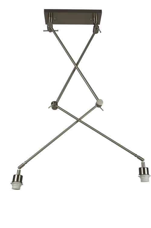 Accesoriu ADAM S, nickel, finisaj periat, 230V, E27, 2x60W, IP20