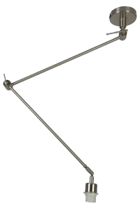 Accesoriu ADAM S, nickel, finisaj periat, 230V, E27, 1x60W, IP20