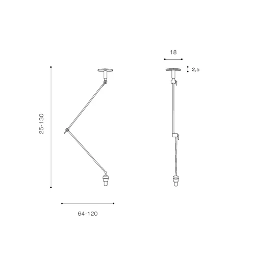 Accesoriu ADAM S, nickel, finisaj periat, 230V, E27, 1x60W, IP20
