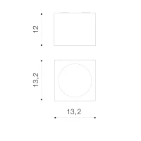 Spot aparent ALEX, alb, finisaj mat, 12V, AR111+ G5.3, 1x20W / 50W, Dimm, IP20 2
