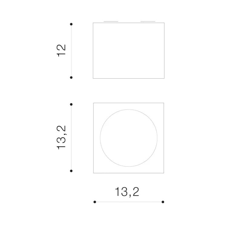 Spot aparent ALEX, alb, finisaj mat, 12V, AR111+ G5.3, 1x20W / 50W, Dimm, IP20 2