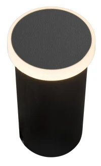 Aplică ALF 3000K, negru, finisaj mat, 230V, LED, 1x2W, 17lm, 3100K, CRI ≥80, IP65