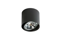 Spot aparent ALIX, negru, finisaj mat, 12V, AR111+ G5.3, 1x20W / 50W, Dimm, IP20