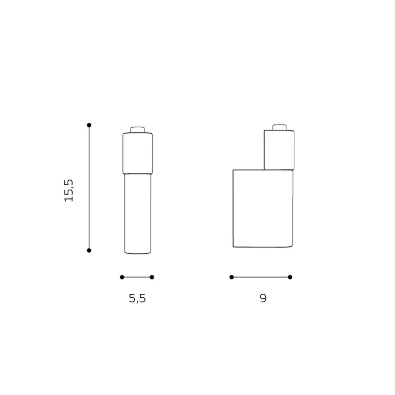 Accesoriu AMADEO, crom, finisaj strălucitor, 230V, E27, 1x60W, IP20 2