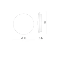Aplică ANCONA M, negru, finisaj mat, 230V, LED, 1x13W, 37lm, 3000K, CRI ≥80, IP54 2