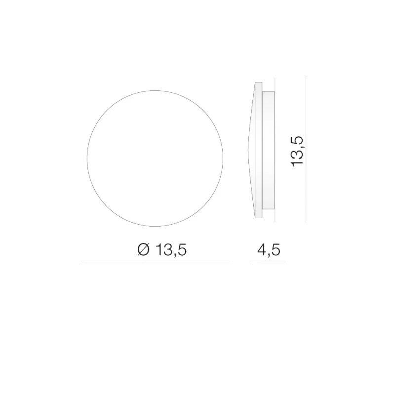 Aplică ANCONA S, negru, finisaj mat, 230V, LED, 1x6W, 19lm, 2900K, CRI ≥80, IP54 2