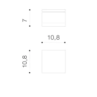 Spot aparent APULIA S, gri închis, finisaj mat, 230V, LED, 1x8W, 630lm, 3000K, CRI ≥80, IP54 2