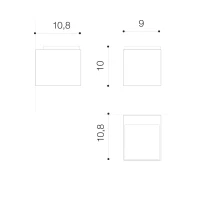 Aplică ARBAX, gri închis, finisaj mat, 230V, LED, 1x7W, 145lm, 3000K, CRI ≥80, IP54 2