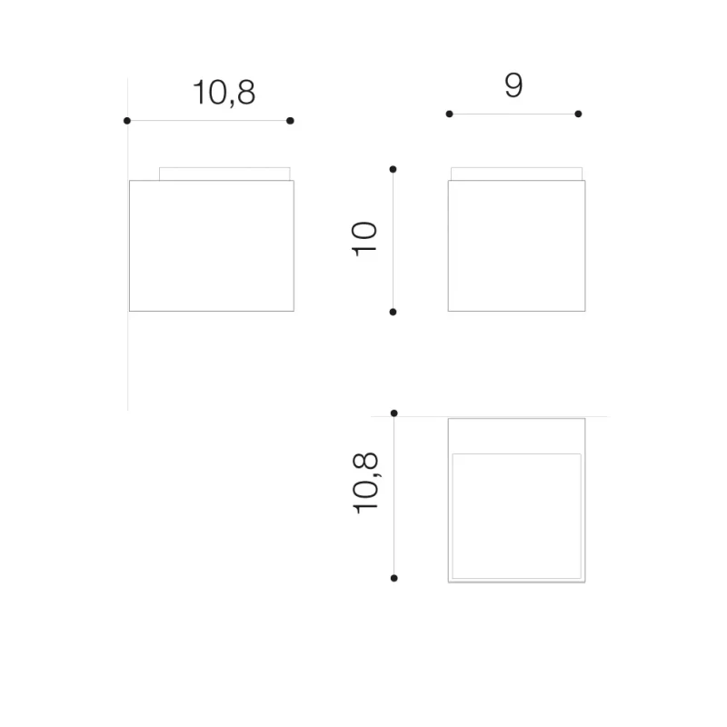 Aplică ARBAX, gri închis, finisaj mat, 230V, LED, 1x7W, 145lm, 3000K, CRI ≥80, IP54 2