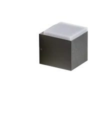 Aplică ARBAX, gri închis, finisaj mat, 230V, LED, 1x7W, 145lm, 3000K, CRI ≥80, IP54