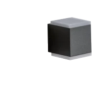 Aplică ARBAX, gri închis, finisaj mat, 230V, LED, 2x13W, 311lm, 3000K, CRI ≥80, IP54