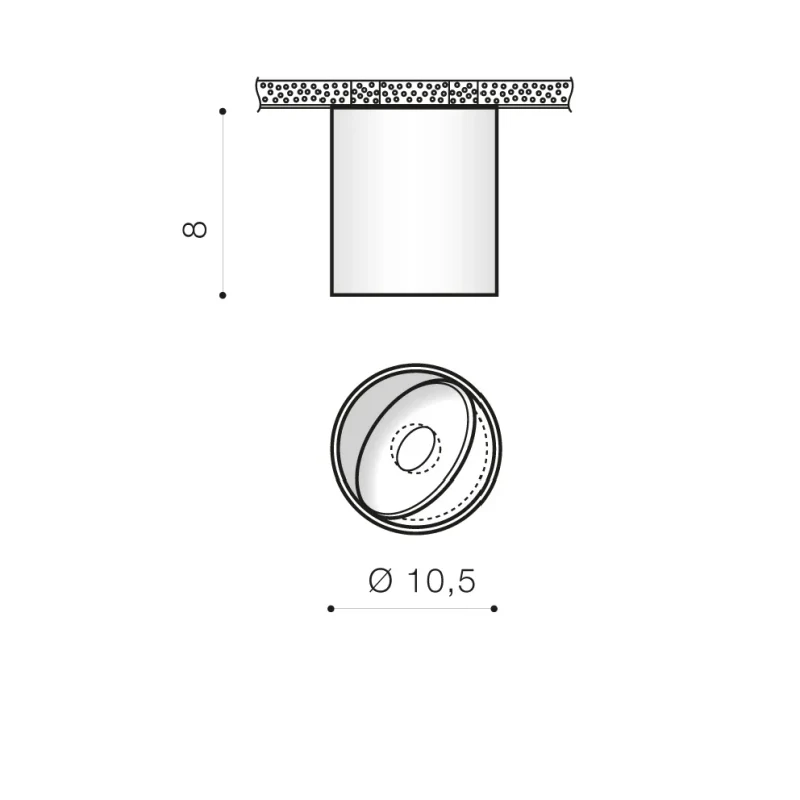 Spot aparent BOSTON, alb, finisaj mat, 230V, LED, 1x11W, 684lm, 3200K, CRI ≥80, IP20 2