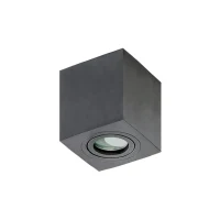 Spot aparent BRANT, negru, finisaj mat, 230V, GU10, 1x40W, IP44