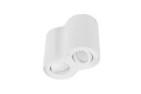 Spot aparent BROSS, alb, finisaj mat, 230V, GU10, 2x40W, IP20