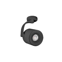 Spot aparent BROSS, negru, finisaj mat, 230V, GU10, 1x40W, IP20