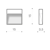 Aplică CASORIA S, gri închis, finisaj mat, 230V, LED, 1x7W, 148lm, 3100K, CRI ≥80, IP54 2