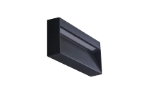 Aplică CASORIA, gri închis, finisaj mat, 230V, LED, 1x7W, 142lm, 3000K, CRI ≥80, IP54