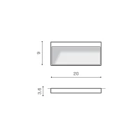 Aplică CASORIA, gri închis, finisaj mat, 230V, LED, 1x7W, 142lm, 3000K, CRI ≥80, IP54 2