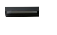 Aplică CASOLA, negru, finisaj mat, 230V, LED, 1x12W, 399lm, 3000K, CRI ≥80, IP54