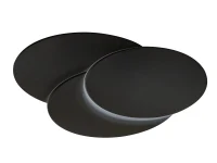 Aplică CLOVER, negru, finisaj mat, 230V, LED, 1x12W, 2lm, 2800K, CRI ≥80, IP20