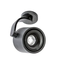 Spot aparent COSTA, negru, finisaj mat, 230V, LED, 1x12W, 960lm, 3000K, CRI ≥80, IP20
