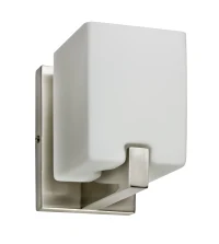 Aplică CROSS I, argintiu, finisaj periat, 230V, E14, 1x40W, IP20