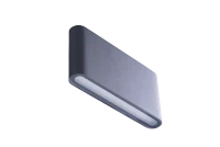 Aplică CREMONA M, gri închis, finisaj mat, 230V, LED, 2x10W, 295lm, 2900K, CRI ≥80, IP54