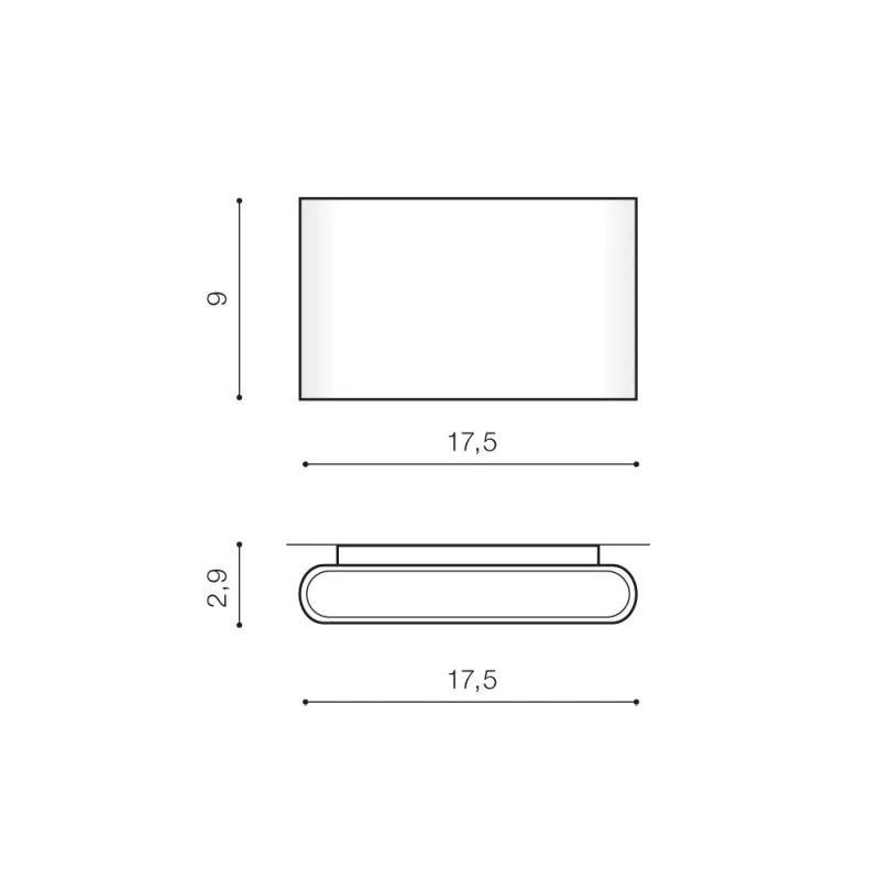 Aplică CREMONA M, gri închis, finisaj mat, 230V, LED, 2x10W, 295lm, 2900K, CRI ≥80, IP54 2