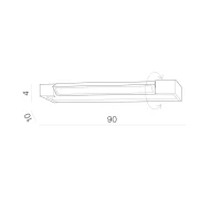Aplică DALI 3000K, alb, finisaj mat, 230V, LED, 1x23W, 2165lm, 2900K, CRI ≥80, IP44 2
