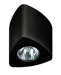Spot aparent DARIO, negru, finisaj mat, 230V, GU10, 1x40W, IP20